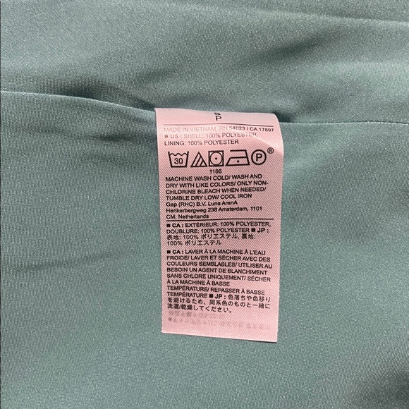 Banana Republic Midi Dress Sz S Satin One-Shoulder Elegant One-Shoulder Cocktail - Picture 8 of 8